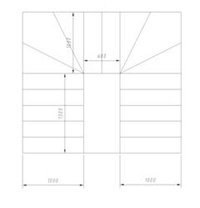 Plano antes de instalar el ascensor