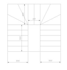 Plano antes de instalar el ascensor