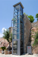 Estructura autoportante ascensor